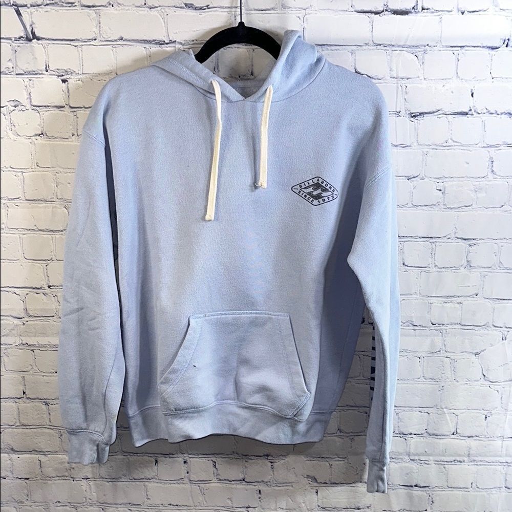✨ Small Light Blue Billabong Hooded Sweatshirt